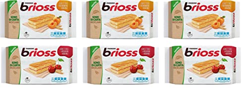 Testpaket Ferrero Brioss Albicocca und Ciligia Aprikose und Kirsche kuchen 6 Packung mit 10 Snacks, 280 g + Italian Gourmet polpa 400g Testpaket Ferrero Brioss Albicocca und Ciligia Aprikose und Kirsche kuchen 6 Packung mit 10 Snacks, 280 g + Italian Gourmet polpa 400g von Italian Gourmet E.R.