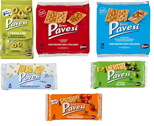 Testpaket Gran pavesi snack crackers 6 stuck Salzgebäck gesalzen + Italian Gourmet polpa 400g von Italian Gourmet E.R.