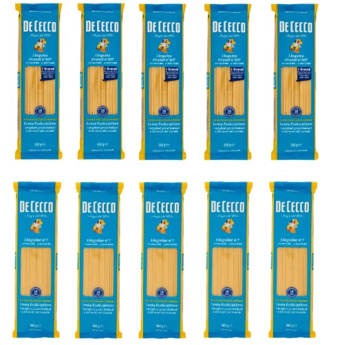 Testpaket Linguine grandi und Linguine Pasta De Cecco 100% Italienisch 10x 500g + Italian Gourmet Polpa 400g Testpaket Linguine grandi und Linguine Pasta De Cecco 100% Italienisch 10x 500g + Italian Gourmet Polpa 400g von Italian Gourmet E.R.
