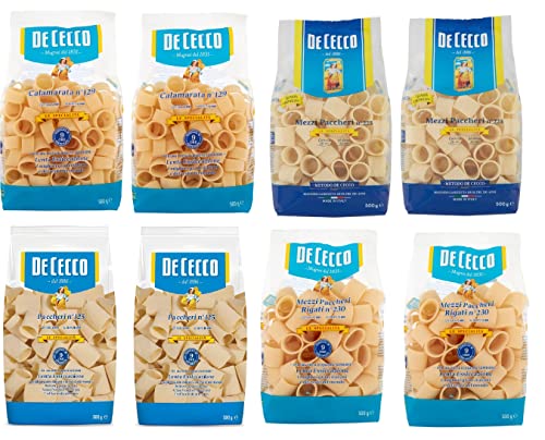 Testpaket Pasta De Cecco Le specialita'100% Italienisch Nudeln 8x 500g + Italian Gourmet Polpa 400g von Italian Gourmet E.R.