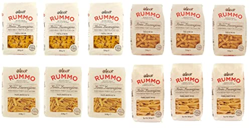 Testpaket Rummo Pasta mista Farfalle Penne rigate Fusilli Hartweizengrieß Pasta Italienische Nudeln 12x 500g Packung + Italian Gourmet Polpa di Pomodoro 400g Dose Testpaket Rummo Pasta mista Farfalle Penne rigate Fusilli Hartweizengrieß Pasta Italienische Nudeln 12x 500g Packung + Italian Gourmet Polpa di Pomodoro 400g Dose von Italian Gourmet E.R.