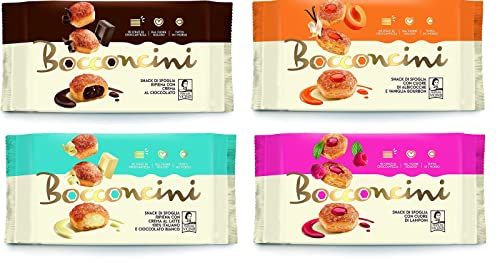 Testpalet Matilde Vicenzi millefoglie bocconcini al cioccolato albicocca lampone e cioccolato bianco Schokolade 4x 90g kekse… von Italian Gourmet E.R.