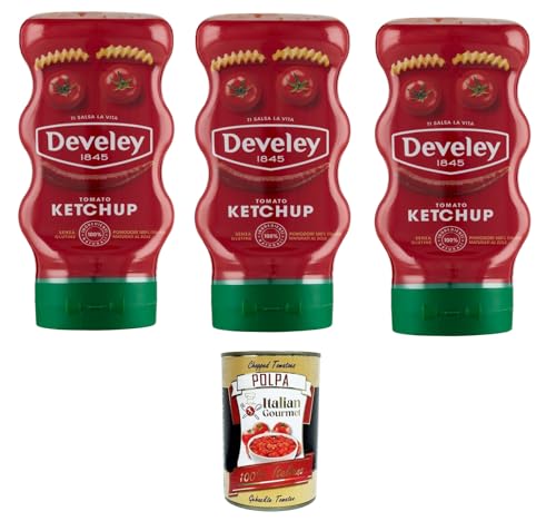 Tomaten-Ketchup-Sauce Wiederverschließbare Verpackung 3x 250ml + Italian Gourmet polpa 400g Tomaten-Ketchup-Sauce Wiederverschließbare Verpackung 3x 250ml + Italian Gourmet polpa 400g von Italian Gourmet E.R.