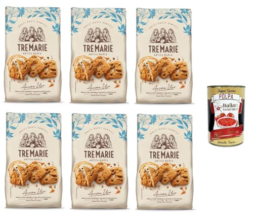Tre Marie Ancora uno Frollini con caramello e cioccolato Shortbread mit Karamell und Schokolade 6x 315gr + Italian Gourmet polpa 400g Tre Marie Ancora uno Frollini con caramello e cioccolato Shortbread mit Karamell und Schokolade 6x 315gr + Italian Gourmet polpa 400g von Italian Gourmet E.R.
