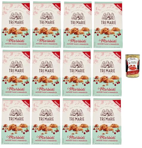 Tre marie i morbidi, biscotti con mirtilli rossi e mandorle, rote Beere und Mandel biscuits Kekse 12x 300 g + Italian Gourmet polpa 400g Tre marie i morbidi, biscotti con mirtilli rossi e mandorle, rote Beere und Mandel biscuits Kekse 12x 300 g + Italian Gourmet polpa 400g von Italian Gourmet E.R.