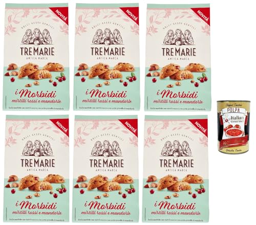 Tre marie i morbidi, biscotti con mirtilli rossi e mandorle, rote Beere und Mandel biscuits Kekse 6x 300 g + Italian Gourmet polpa 400g Tre marie i morbidi, biscotti con mirtilli rossi e mandorle, rote Beere und Mandel biscuits Kekse 6x 300 g + Italian Gourmet polpa 400g von Italian Gourmet E.R.