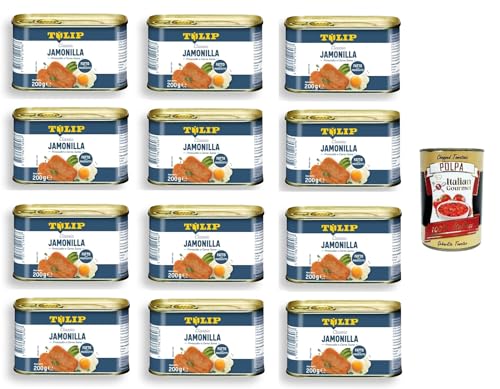 Tulip Jamonilla,Schinken und Schweinefleisch 12x200gr + Italian Gourmet Polpa 400g Tulip Jamonilla,Schinken und Schweinefleisch 12x200gr + Italian Gourmet Polpa 400g von Italian Gourmet E.R.