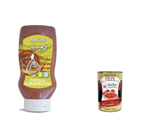 Tutto Gusto SQUEEZO' Cipolla caramellata Karamellisierte Zwiebel 500ml+ Italian Gourmet polpa 400g von Italian Gourmet E.R.