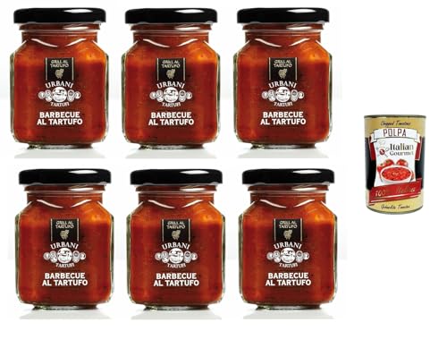 Urbani Tartufi- Salsa BBQ al tartufo Trüffel-BBQ-Sauce 6x 90gr + Italian Gourmet Polpa 400g Urbani Tartufi- Salsa BBQ al tartufo Trüffel-BBQ-Sauce 6x 90gr + Italian Gourmet Polpa 400g von Italian Gourmet E.R.