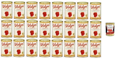 Valgri' Pomodorini del Piennolo del Vesuvio DOP Piennolo del Vesuvio DOP-Tomaten 24x400gr + Italian Gourmet polpa 400g Valgri' Pomodorini del Piennolo del Vesuvio DOP Piennolo del Vesuvio DOP-Tomaten 24x400gr + Italian Gourmet polpa 400g von Italian Gourmet E.R.