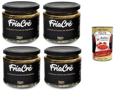 Vama FriaCrè Crema di Friarielli alla Napoletana Neapolitanische Friarielli-Creme 4x 200gr + Italian Gourmet polpa 400g Vama FriaCrè Crema di Friarielli alla Napoletana Neapolitanische Friarielli-Creme 4x 200gr + Italian Gourmet polpa 400g von Italian Gourmet E.R.