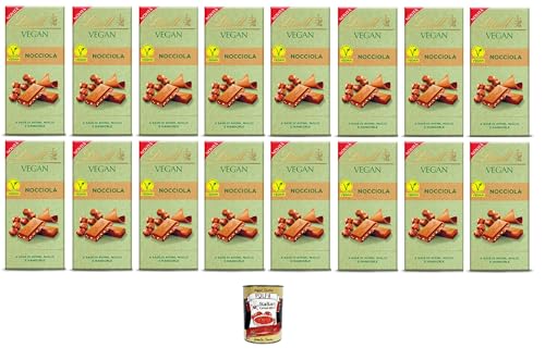 Vegane Nocciolaschokolade mit Hafer, Hirse und Mandeln 12x100gr + Italian Gourmet polpa 400g Vegane Nocciolaschokolade mit Hafer, Hirse und Mandeln 12x100gr + Italian Gourmet polpa 400g von Italian Gourmet E.R.