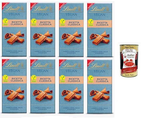 Vegane Schokolade Ricetta Classica, auf Haferbasis, Maissirup und Mandeln 8x 100gr + Italian Gourmet polpa 400g Vegane Schokolade Ricetta Classica, auf Haferbasis, Maissirup und Mandeln 8x 100gr + Italian Gourmet polpa 400g von Italian Gourmet E.R.