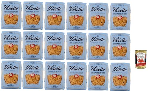 Voiello Pasta Farfalle Nudeln 100% italienische N 192, Bronze -Zeichnen, 18x 500g + Italian Gourmet Polpa 400g Voiello Pasta Farfalle Nudeln 100% italienische N 192, Bronze -Zeichnen, 18x 500g + Italian Gourmet Polpa 400g von Italian Gourmet E.R.
