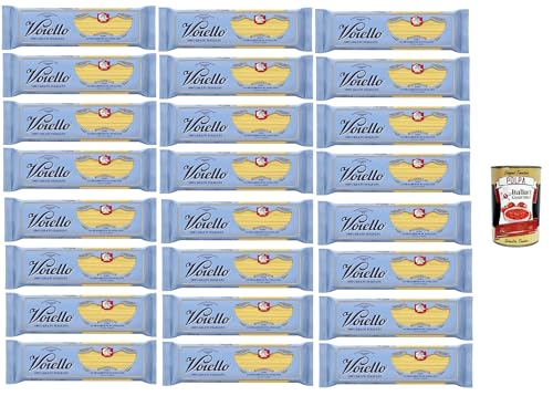 Voiello Pasta Spaghetti scanalati, Nudeln 100% italienische N. 107, Bronze -Zeichnen, 24x 500g + Italian Gourmet polpa 400g Voiello Pasta Spaghetti scanalati, Nudeln 100% italienische N. 107, Bronze -Zeichnen, 24x 500g + Italian Gourmet polpa 400g von Italian Gourmet E.R.
