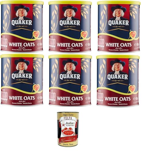 White Oats Fiocchi di Avena Haferflocken, 6 x 500g+ Italian Gourmet polpa 400g White Oats Fiocchi di Avena Haferflocken, 6 x 500g+ Italian Gourmet polpa 400g von Italian Gourmet E.R.