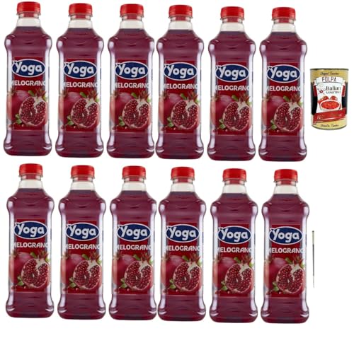 Yoga Bar Frutti Rossi Melograno Rote Früchte Granatapfel Fruchtsaft Getränk Fruchtgeschmack PET Glasflasche 12x 1000 ml fruit juice + Italian Gourmet polpa 400g Yoga Bar Frutti Rossi Melograno Rote Früchte Granatapfel Fruchtsaft Getränk Fruchtgeschmack PET Glasflasche 12x 1000 ml fruit juice + Italian Gourmet polpa 400g von Italian Gourmet E.R.