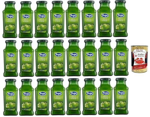 Yoga Magic Bar flasche Fruchtsaft fruit juice Mela verde, grüner Apfel-Fruchtsaft saft 24x 200 ml + Italian Gourmet polpa 400g Yoga Magic Bar flasche Fruchtsaft fruit juice Mela verde, grüner Apfel-Fruchtsaft saft 24x 200 ml + Italian Gourmet polpa 400g von Italian Gourmet E.R.