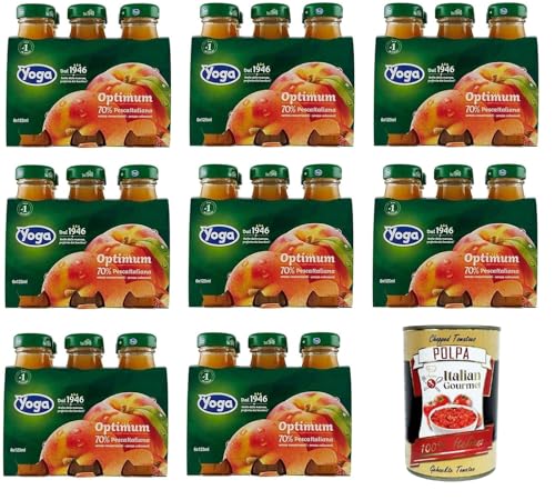 Yoga Optimum 70% succo di frutta Pesca Italiana 70% Fruchtsaft Italienischer Pfirsich 8 x 6 x125 ml+ Italian Gourmet polpa 400g Yoga Optimum 70% succo di frutta Pesca Italiana 70% Fruchtsaft Italienischer Pfirsich 8 x 6 x125 ml+ Italian Gourmet polpa 400g von Italian Gourmet E.R.