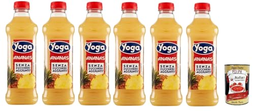 Yoga Optimum Succo di Frutta all' Ananas Senza Zuccheri aggiunti, Ananas-Fruchtsaft ohne Zuckerzusatz,6x 1Lt + Italian Gourmet polpa 400g Yoga Optimum Succo di Frutta all' Ananas Senza Zuccheri aggiunti, Ananas-Fruchtsaft ohne Zuckerzusatz,6x 1Lt + Italian Gourmet polpa 400g von Italian Gourmet E.R.