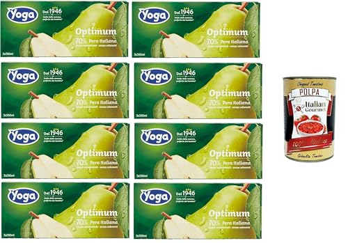 Yoga Succhi di Frutta Optimum Pera,Birnen Fruchtsäfte, Alkoholfreies Erfrischungsgetränk 24x200ml + Italian Gourmet Polpa di Pomodoro 400g Dose Yoga Succhi di Frutta Optimum Pera,Birnen Fruchtsäfte, Alkoholfreies Erfrischungsgetränk 24x200ml + Italian Gourmet Polpa di Pomodoro 400g Dose von Italian Gourmet E.R.