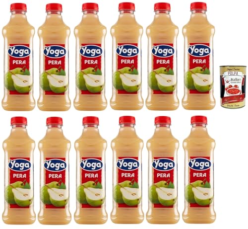 Yoga Succo di frutta Pera, Birne Früchte Fruchtsaft Getränk Fruchtgeschmack PET flasche 12x 1000 ml fruit juice + Italian Gourmet polpa 400g Yoga Succo di frutta Pera, Birne Früchte Fruchtsaft Getränk Fruchtgeschmack PET flasche 12x 1000 ml fruit juice + Italian Gourmet polpa 400g von Italian Gourmet E.R.
