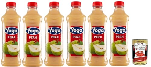 Yoga Succo di frutta Pera, Birne Früchte Fruchtsaft Getränk Fruchtgeschmack PET flasche 6x 1000 ml fruit juice + Italian Gourmet polpa 400g Yoga Succo di frutta Pera, Birne Früchte Fruchtsaft Getränk Fruchtgeschmack PET flasche 6x 1000 ml fruit juice + Italian Gourmet polpa 400g von Italian Gourmet E.R.