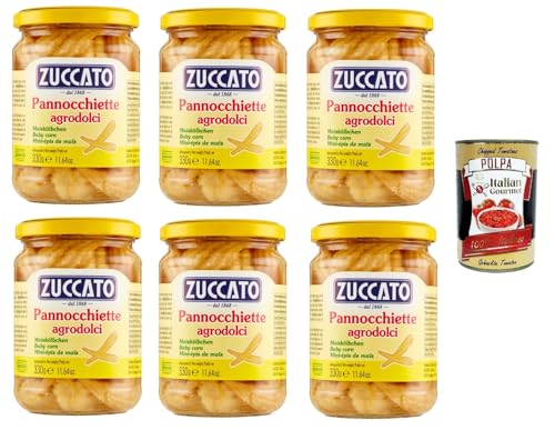 ZUCCATO-Pannocchiette di mais Maiskolben 6x 330gr + Italian Gourmet polpa 400g ZUCCATO-Pannocchiette di mais Maiskolben 6x 330gr + Italian Gourmet polpa 400g von Italian Gourmet E.R.