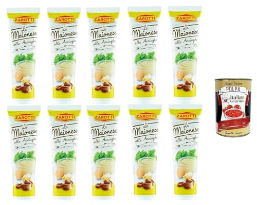 Zarotti-Maionese alle acciughe Sardellenmayonnaise 10x 100gr + Italian Gourmet polpa 400g Zarotti-Maionese alle acciughe Sardellenmayonnaise 10x 100gr + Italian Gourmet polpa 400g von Italian Gourmet E.R.