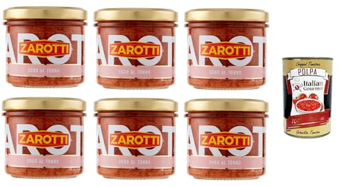 Zarotti Sugo al Tonno Thunfischsauce 6x 110gr + Italian Gourmet polpa 400g Zarotti Sugo al Tonno Thunfischsauce 6x 110gr + Italian Gourmet polpa 400g von Italian Gourmet E.R.