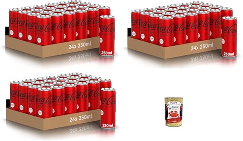 Zero Sugar, 72x 250 ml Dosen, der gesamte Geschmack der-Formel ohne Kalorien, Mini dozen, 100% recycelbare, Erfrischungsgetränk mit Süßungsern + Italian Gourmet polpa 400g Zero Sugar, 72x 250 ml Dosen, der gesamte Geschmack der-Formel ohne Kalorien, Mini dozen, 100% recycelbare, Erfrischungsgetränk mit Süßungsern + Italian Gourmet polpa 400g von Italian Gourmet E.R.