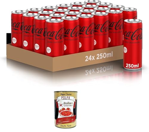 Zero Sugars – 24 Dosen à 250 ml, der ganze Geschmack der -Formel ohne Kalorien, alkoholfreies Getränk mit Süßungsmitteln+ Italian Gourmet Polpa di Pomodoro 400g Zero Sugars – 24 Dosen à 250 ml, der ganze Geschmack der -Formel ohne Kalorien, alkoholfreies Getränk mit Süßungsmitteln+ Italian Gourmet Polpa di Pomodoro 400g von Italian Gourmet E.R.
