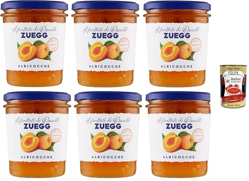 Zuegg, Confettura Extra di Albicocche, Aprikosen marmelade, apricot jam, 6x 320g + Italian Gourmet polpa 400g Zuegg, Confettura Extra di Albicocche, Aprikosen marmelade, apricot jam, 6x 320g + Italian Gourmet polpa 400g von Italian Gourmet E.R.