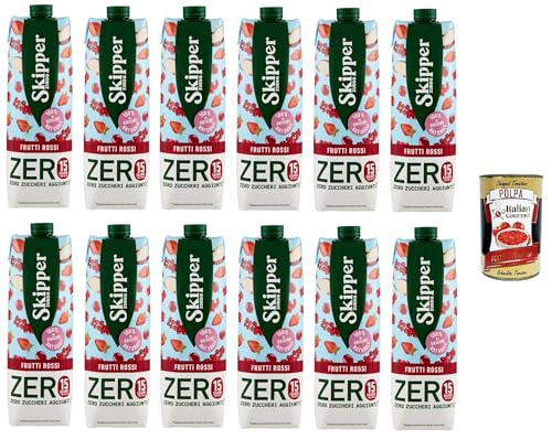 Zuegg Skipper Frutti Rossi Zero Drink auf Basis von Fruchtsäften und Pürees 12x1000 ml + Italian Gourmet polpa 400g Zuegg Skipper Frutti Rossi Zero Drink auf Basis von Fruchtsäften und Pürees 12x1000 ml + Italian Gourmet polpa 400g von Italian Gourmet E.R.