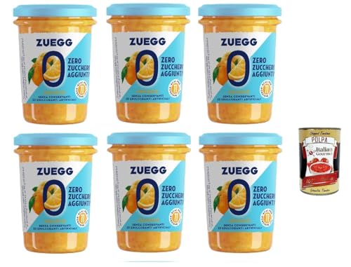 Zuegg Zero Arance Orange Marmelade Jam Ohne Zuckerzusatz,Frei von Konservierungsstoffen 6x 220g Glas + Italian Gourmet Polpa di Pomodoro 400g Dose Zuegg Zero Arance Orange Marmelade Jam Ohne Zuckerzusatz,Frei von Konservierungsstoffen 6x 220g Glas + Italian Gourmet Polpa di Pomodoro 400g Dose von Italian Gourmet E.R.
