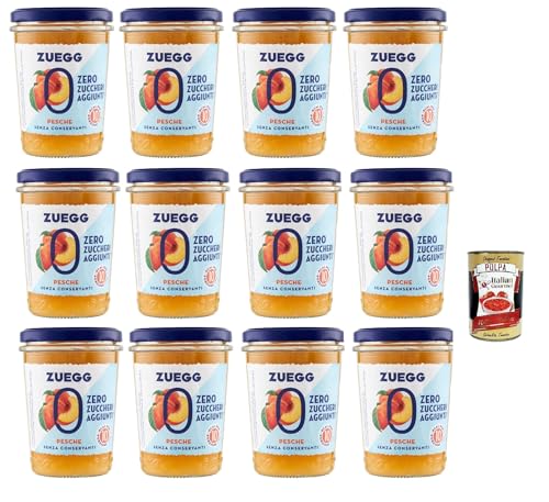 Zuegg Zero Pesche Pfirsiche Marmelade Jam Ohne Zuckerzusatz,Frei von Konservierungsstoffen 12x 220g Glas + Italian Gourmet Polpa di Pomodoro 400g Dose Zuegg Zero Pesche Pfirsiche Marmelade Jam Ohne Zuckerzusatz,Frei von Konservierungsstoffen 12x 220g Glas + Italian Gourmet Polpa di Pomodoro 400g Dose von Italian Gourmet E.R.