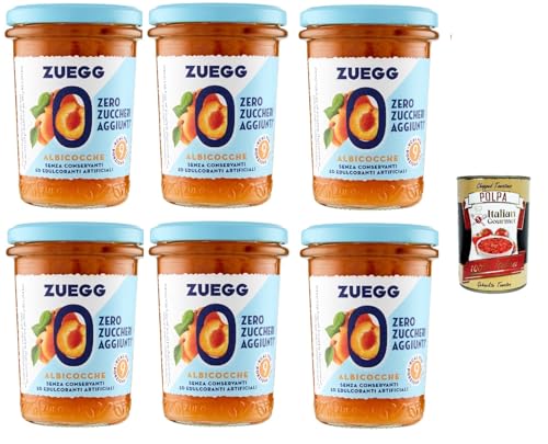 Zuegg zero zuccheri Aprikosen Konfitüre marmelade jam Zuckerfrei, 6x 220g + Italian Gourmet Polpa 400g Zuegg zero zuccheri Aprikosen Konfitüre marmelade jam Zuckerfrei, 6x 220g + Italian Gourmet Polpa 400g von Italian Gourmet E.R.