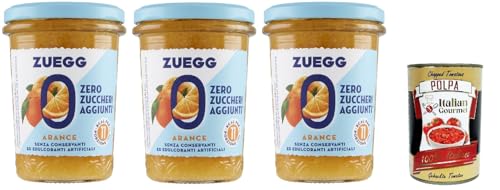 Zuegg zero zuccheri Arance Marmelade Orangen Konfitüre jam Zuckerfrei, Brotaufstriche 3x 220g + Italian Gourmet polpa 400g Zuegg zero zuccheri Arance Marmelade Orangen Konfitüre jam Zuckerfrei, Brotaufstriche 3x 220g + Italian Gourmet polpa 400g von Italian Gourmet E.R.