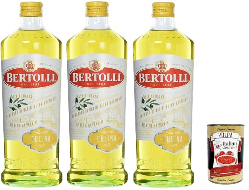 olio di oliva Olivenöl Cucina 3er Pack (3 x 1000 ml) von Italian Gourmet E.R.