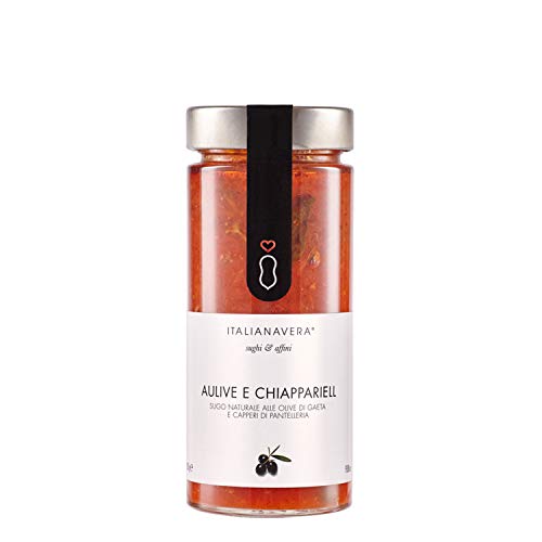 ItalianaVera - Aulive e Chiappariell Pasta Sauce mit Tomaten, Oliven und Kapern 280g ItalianaVera - Aulive e Chiappariell Pasta Sauce mit Tomaten, Oliven und Kapern 280g von ItalianaVera