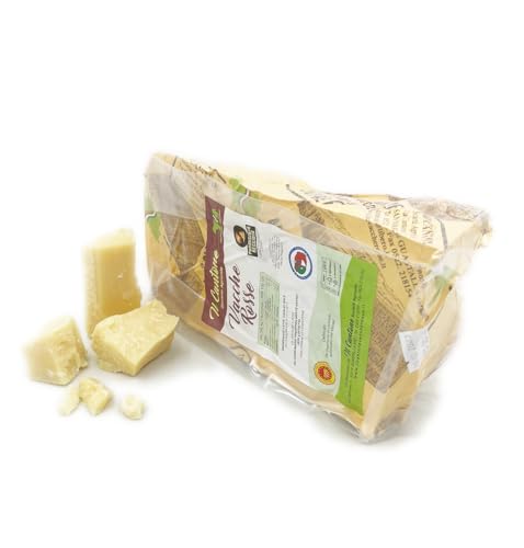 Ganzer Käselaib 500 g - Parmigiano Reggiano - VACCHE ROSSE - Tuquam - Il Cantone - 24 Monate gereift - Direkt aus Italien von Italien