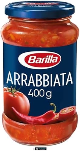 BARILLA Arrabbiata Sauce, Scharfe Tomatensauce mit Chili, 400g, + keyring italy shop service BARILLA Arrabbiata Sauce, Scharfe Tomatensauce mit Chili, 400g, + keyring italy shop service von Italy Shop Service