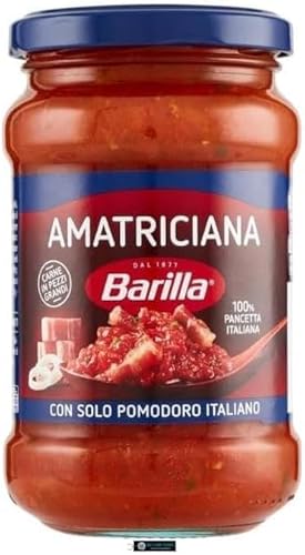Barilla Amatriciana Sauce, Italienische Tomatensauce mit Pancetta, 400g, + keyring italy shop service Barilla Amatriciana Sauce, Italienische Tomatensauce mit Pancetta, 400g, + keyring italy shop service von Italy Shop Service
