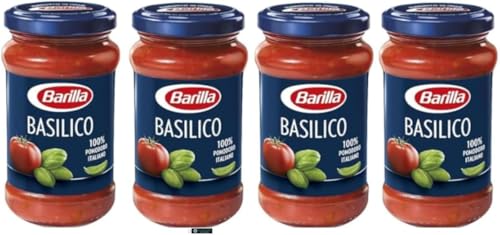 Barilla Basilico Tomatensoße, 100% Italienische Tomaten, 4 x 400g Gläser, + keyring italy shop service Barilla Basilico Tomatensoße, 100% Italienische Tomaten, 4 x 400g Gläser, + keyring italy shop service von Italy Shop Service