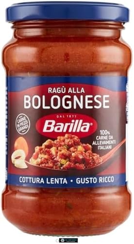 Barilla Ragù alla Bolognese, Traditionelle Italienische Fleischsauce, Glutenfrei, 400g, + keyring italy shop service Barilla Ragù alla Bolognese, Traditionelle Italienische Fleischsauce, Glutenfrei, 400g, + keyring italy shop service von Italy Shop Service