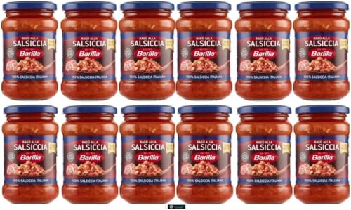 Barilla Ragù alla Salsiccia, Italienische Wurstsoße, 12 x 300g Gläser, + keyring italy shop service Barilla Ragù alla Salsiccia, Italienische Wurstsoße, 12 x 300g Gläser, + keyring italy shop service von Italy Shop Service
