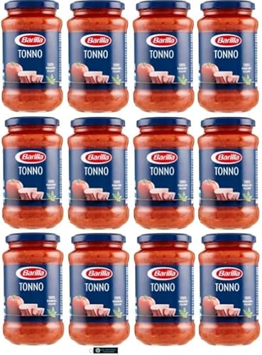 Barilla Tonno Tomatensauce mit Thunfisch und Olivenöl, 400g, 12er Pack+ keyring italy shop service Barilla Tonno Tomatensauce mit Thunfisch und Olivenöl, 400g, 12er Pack+ keyring italy shop service von Italy Shop Service