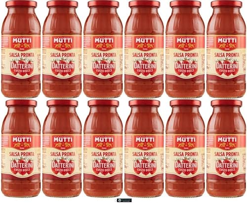 Mutti Datterini Salsa Pronta, Italienische Tomatensauce, 12 x 300g Packung + keyring italy shop service Mutti Datterini Salsa Pronta, Italienische Tomatensauce, 12 x 300g Packung + keyring italy shop service von Italy Shop Service