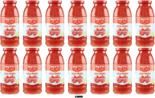 Mutti Salsa Pronta Pizzutello, Italienische Kirschtomatensoße, 300g, 12er Pack, + keyrin italy shop service Mutti Salsa Pronta Pizzutello, Italienische Kirschtomatensoße, 300g, 12er Pack, + keyrin italy shop service von Italy Shop Service