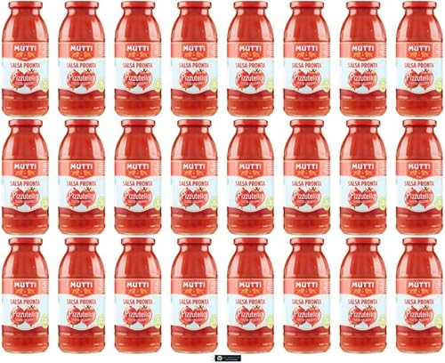 Mutti Salsa Pronta Pizzutiello, Italienische Tomatensauce, 24 Flaschen à 300g, + keyring italy shop service Mutti Salsa Pronta Pizzutiello, Italienische Tomatensauce, 24 Flaschen à 300g, + keyring italy shop service von Italy Shop Service